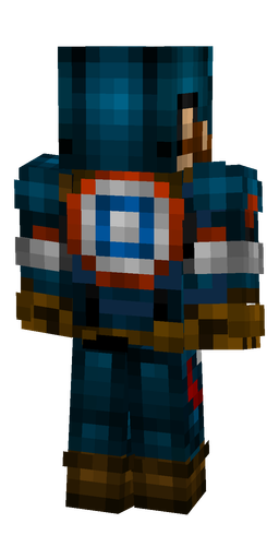 Black skin: body, back render