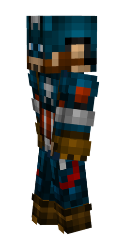 Black skin: body, left side render