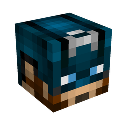 Black skin: head render