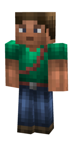 Blue skin: body, front render