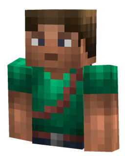 Blue skin: bust render