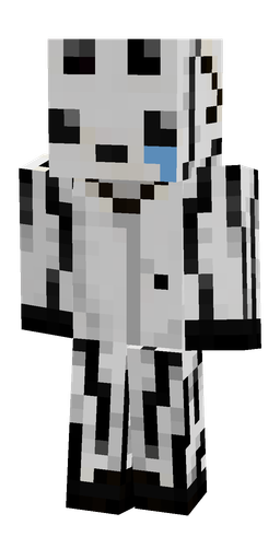 Black skin: body, front render