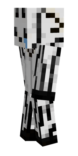 Black skin: body, left side render