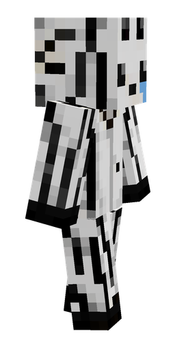Black skin: body, right side render