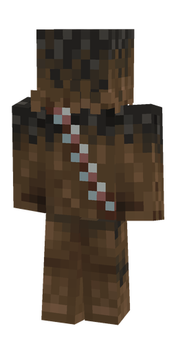 Black skin: body, back render
