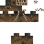 Black skin: raw texture render
