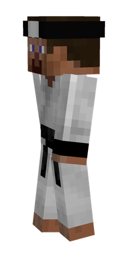 Black skin: body, left side render