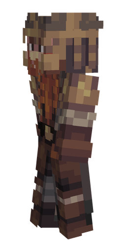 Black skin: body, left side render