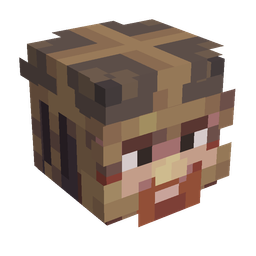 Black skin: head render