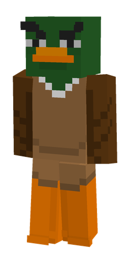 Brown skin: body, front render