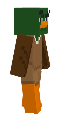 Brown skin: body, right side render