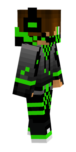 Black skin: body, right side render