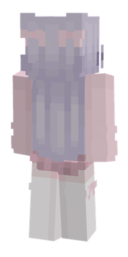 Pink skin: body, back render