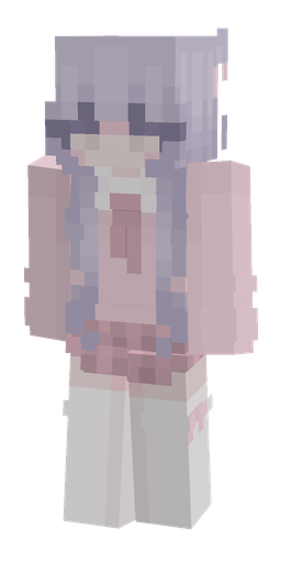 Pink skin: body, front render