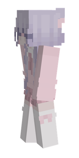 Pink skin: body, left side render
