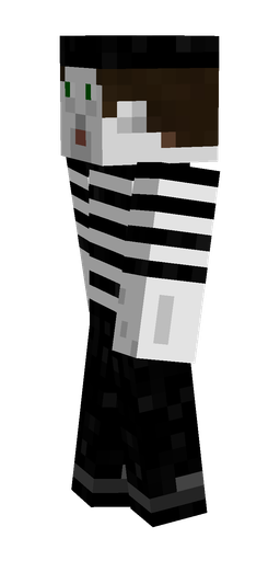 Black skin: body, left side render