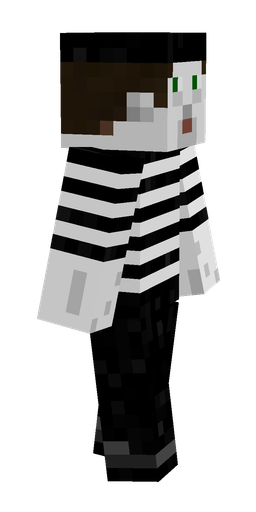 Black skin: body, right side render
