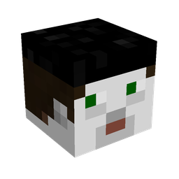Black skin: head render