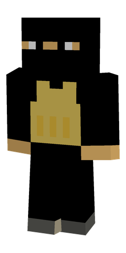 Black skin: body, front render