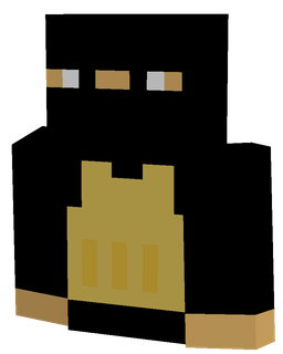 Black skin: bust render