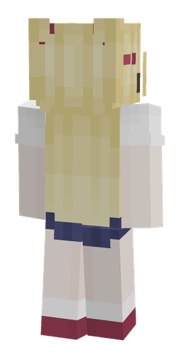 Orange skin: body, back render