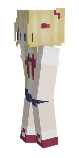 Orange skin: body, left side render
