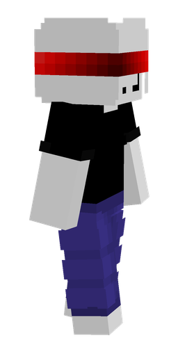 Black skin: body, right side render