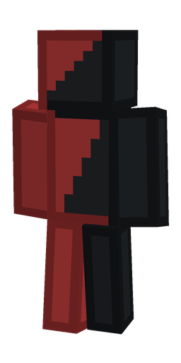 Black skin: body, back render