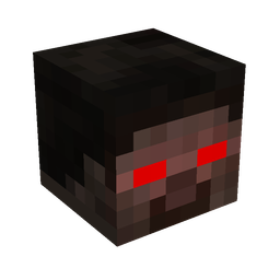 Black skin: head render