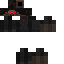 Black skin: raw texture render