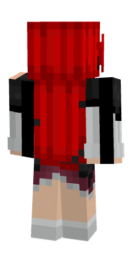 Black skin: body, back render