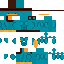 Blue skin: raw texture render