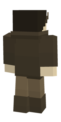 Blue skin: body, back render