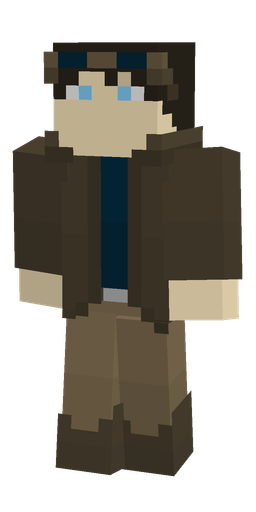 Blue skin: body, front render
