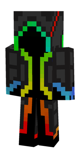 Black skin: body, front render