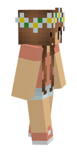 Brown skin: body, right side render