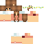 Brown skin: raw texture render