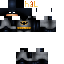 Black skin: raw texture render