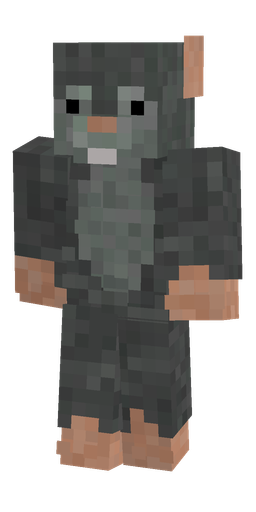Black skin: body, front render