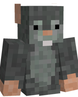 Black skin: bust render