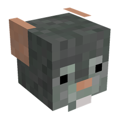 Black skin: head render