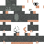 Black skin: raw texture render