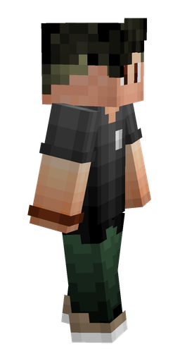 Black skin: body, right side render