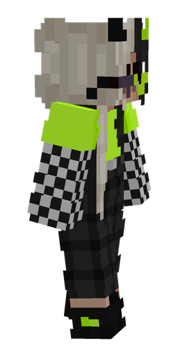 Black skin: body, right side render