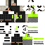 Black skin: raw texture render