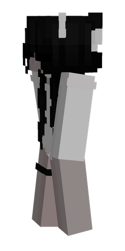 Black skin: body, left side render