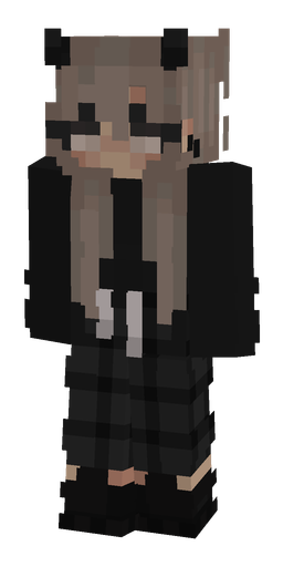 Black skin: body, front render