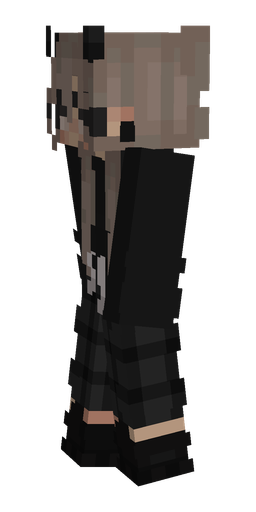 Black skin: body, left side render