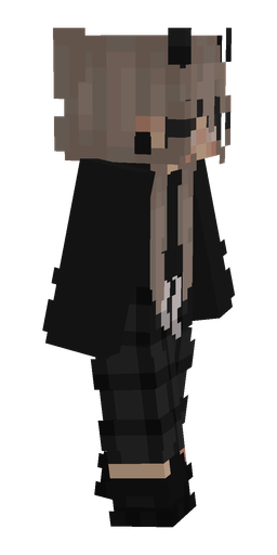 Black skin: body, right side render