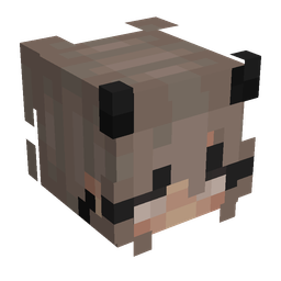 Black skin: head render